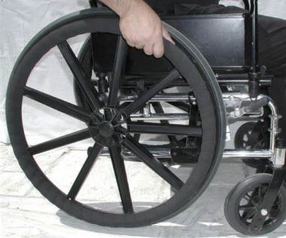 Roues faites sur commande pour le bâti en plastique de fauteuil roulant